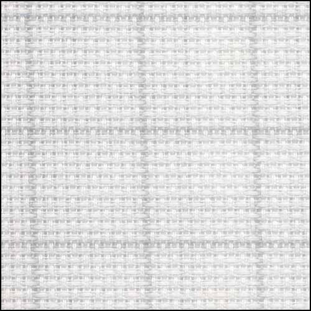 1/2 yard 16 Zweigart Count Easy Count Aida Fabric White Cross Stitch Cloth 45 In